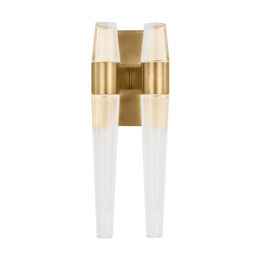  Lassell LED Wall Sconce In Natural Brass