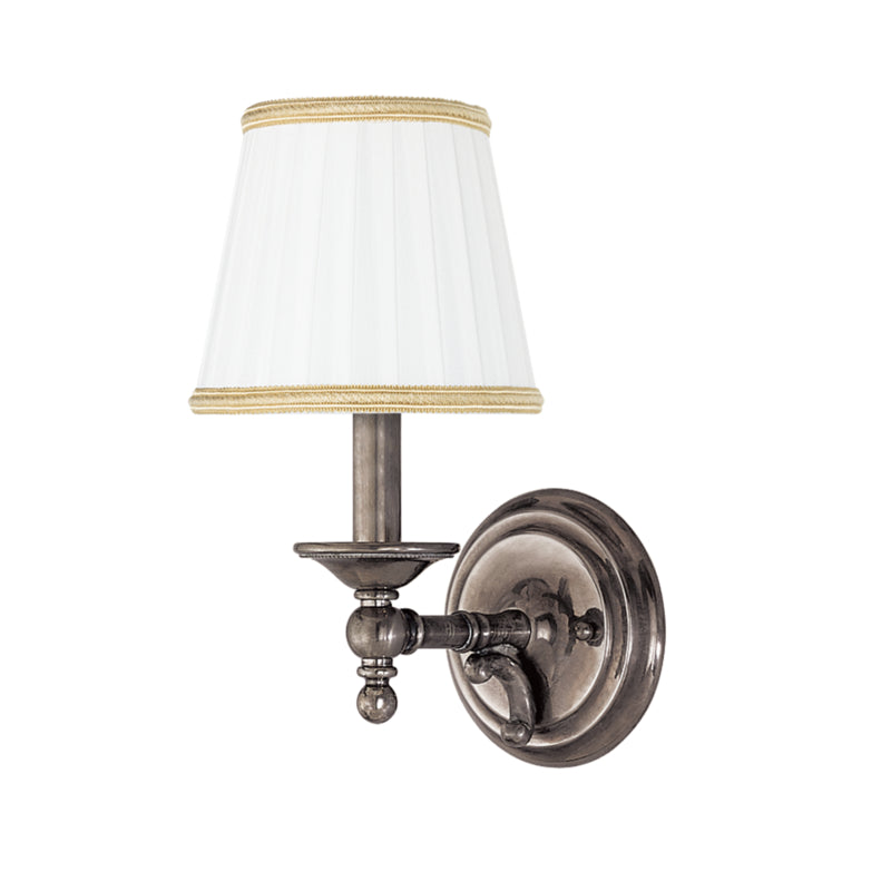  Orchard PARk 1 Light Wall Sconce In Historic Nickel