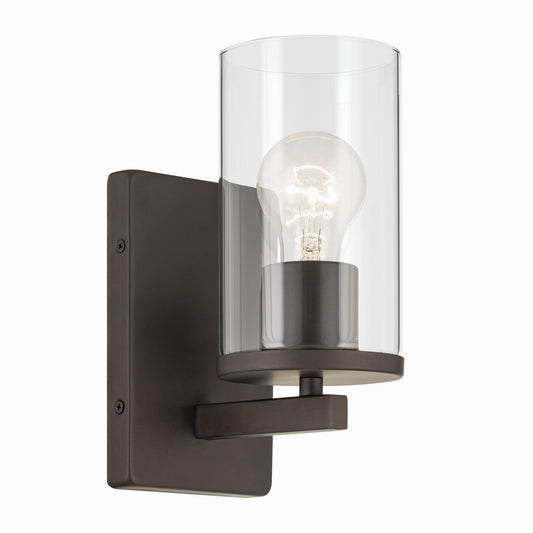  Crosby 1-Light Wall Sconce In Olde Bronze