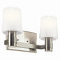  Adani 2-Light Vanity In Brushed Nickel