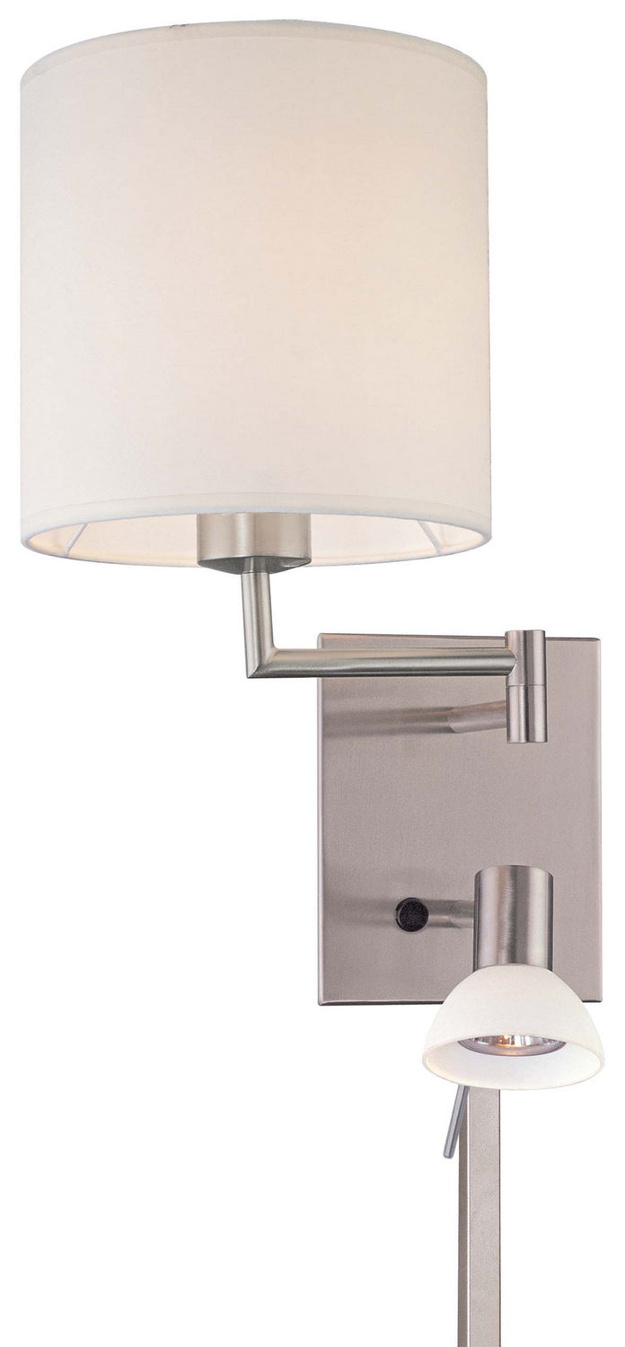  George's Reading Room 1 Light Swing Arm Wall Lamp