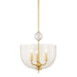  Arianne 3-Light Lantern In Aged Brass