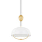  Liliana 1-Light Pendant In Aged Brass/Soft White