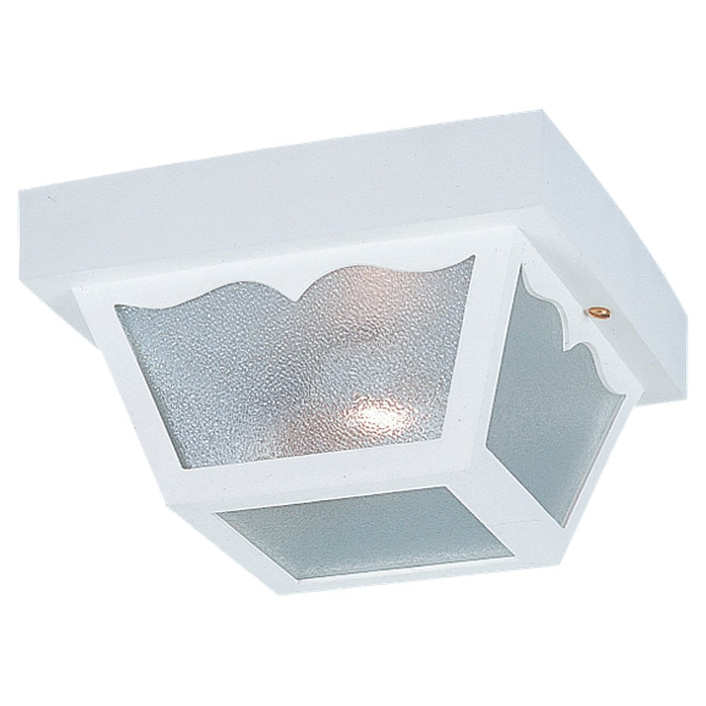  2-Light Outdoor Ceiling Flush Mount