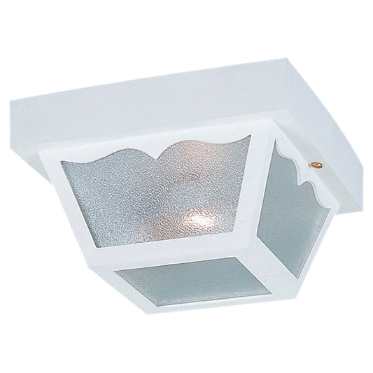  2-Light Outdoor Ceiling Flush Mount