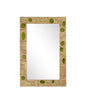  Beau Monde Mirror In Gold & Green