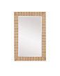  Dezi Mirror In Natural & Brass