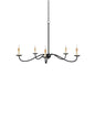  Saxon 5-Light Chandelier In Zanzibar Black