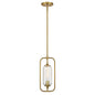  Holton 1-Light Mini-Pendant In Warm Brass