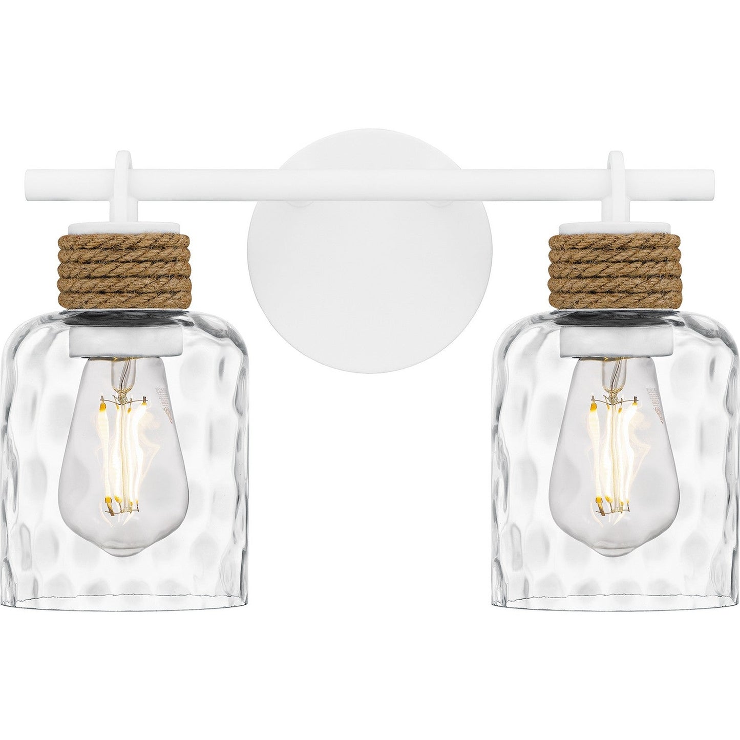  Baltic 2-Light Bath In Matte White