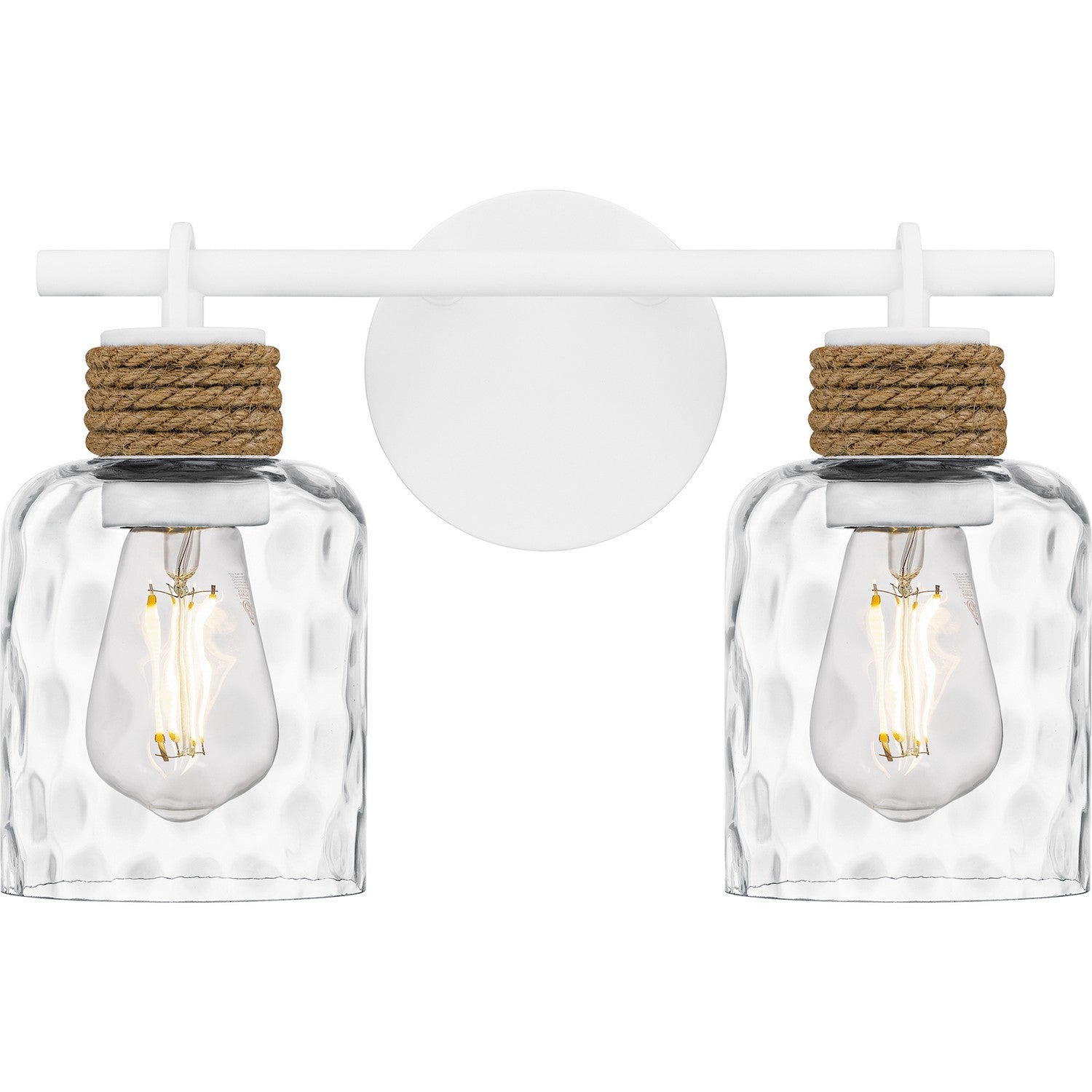  Baltic 2-Light Bath In Matte White