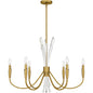 Cecily 6-Light Chandelier In Brushed Gold