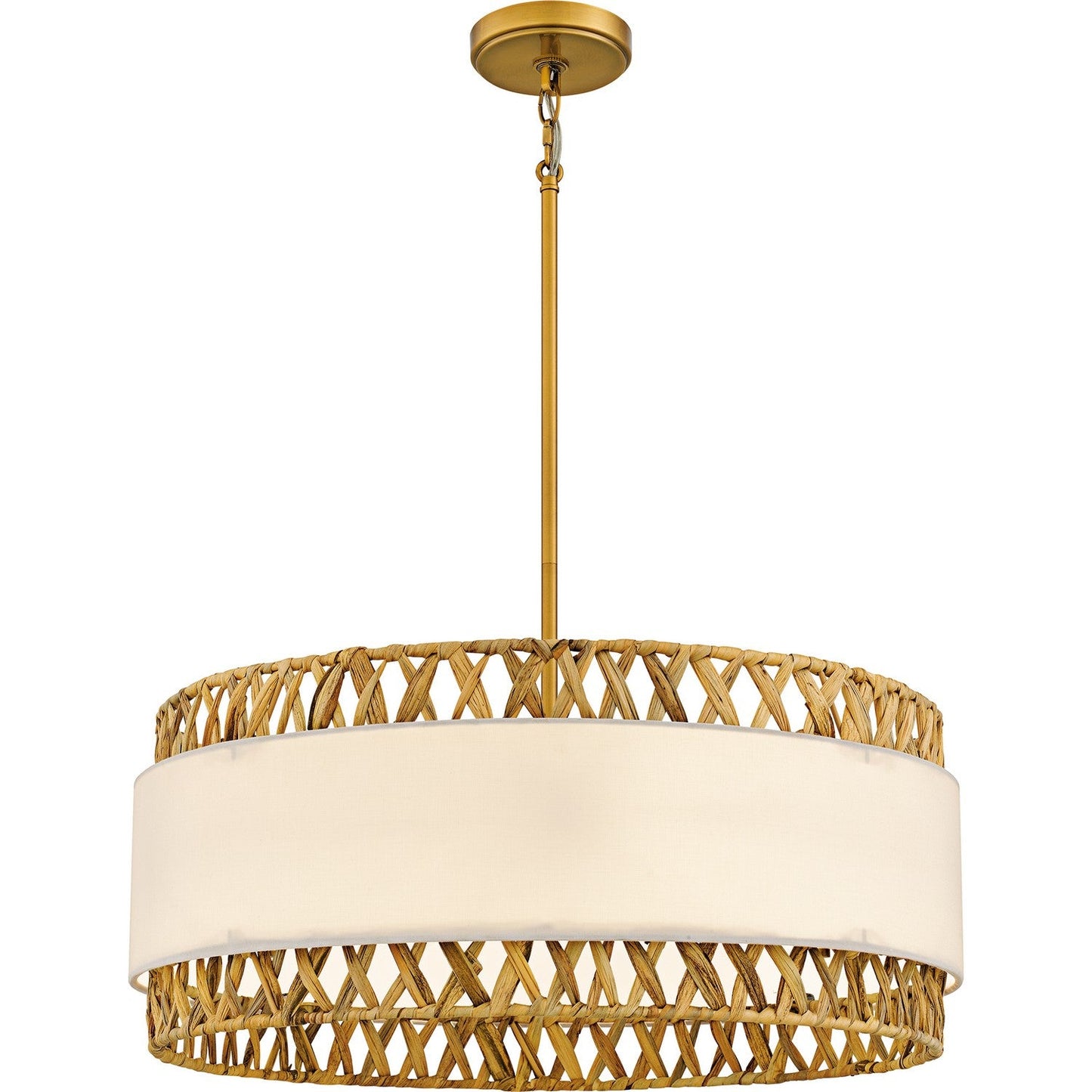  Kate 5-Light Pendant In Brushed Gold