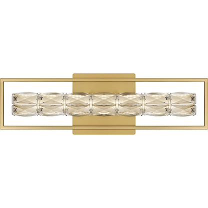  Dazzle LED Bath Light In Soft Gold