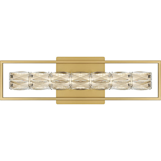  Dazzle LED Bath Light In Soft Gold