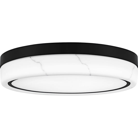  Gasper LED Flush Mount In Matte Black