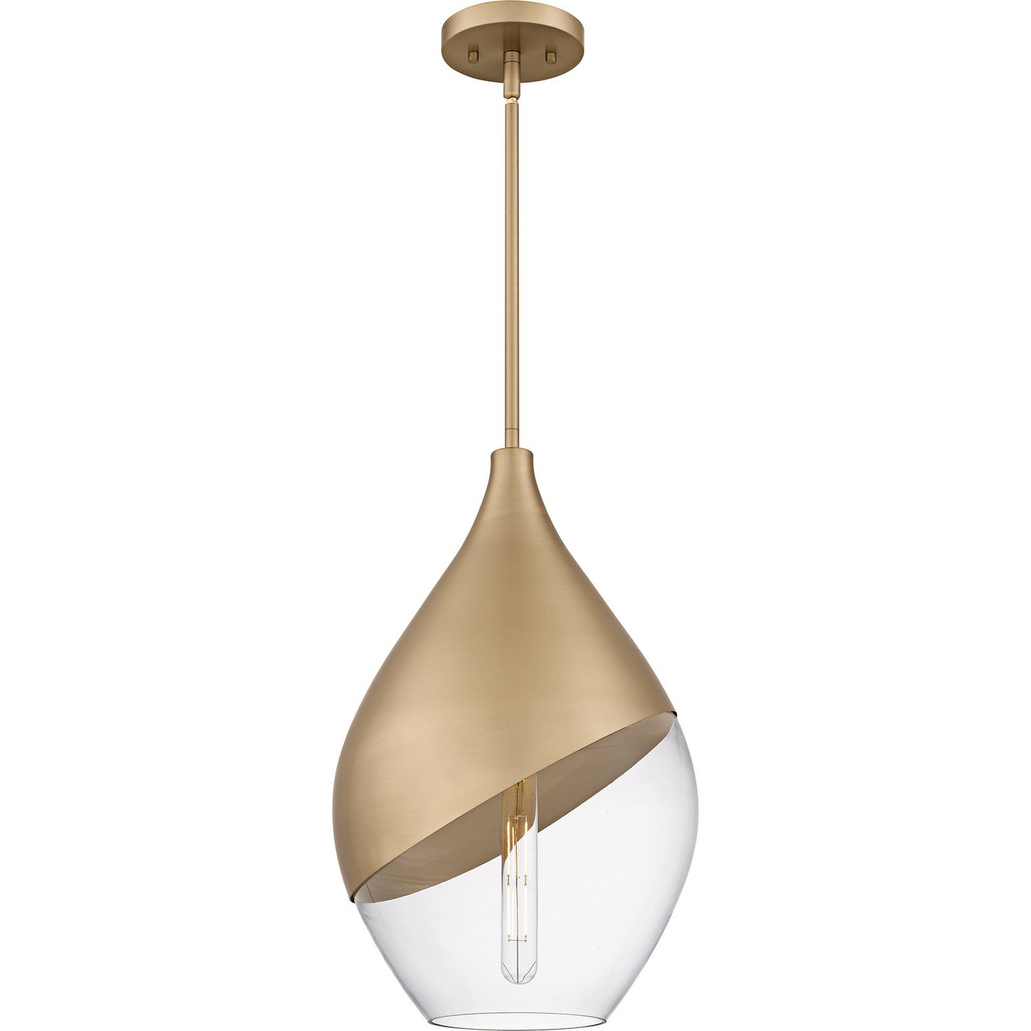  Drover 1-Light Pendant In Bronze Gold