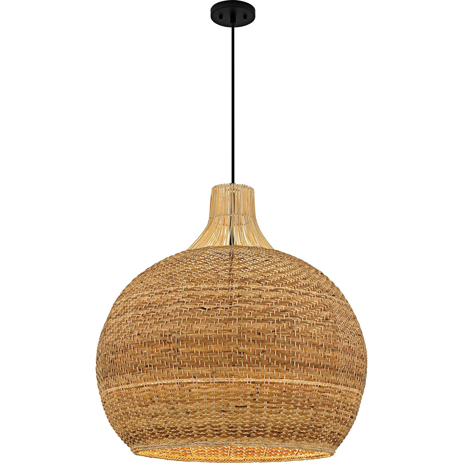  Sycamore 4-Light Pendant In Matte Black