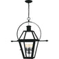  Rue De Royal 4-Light Outdoor Hanging Lantern In Earth Black