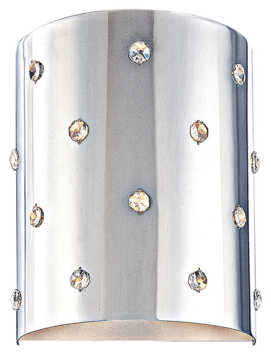  Bling Bling 1 Light Wall Sconce In Chrome