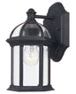  Kensington 1-Light Outdoor Wall Lantern In Textured Black