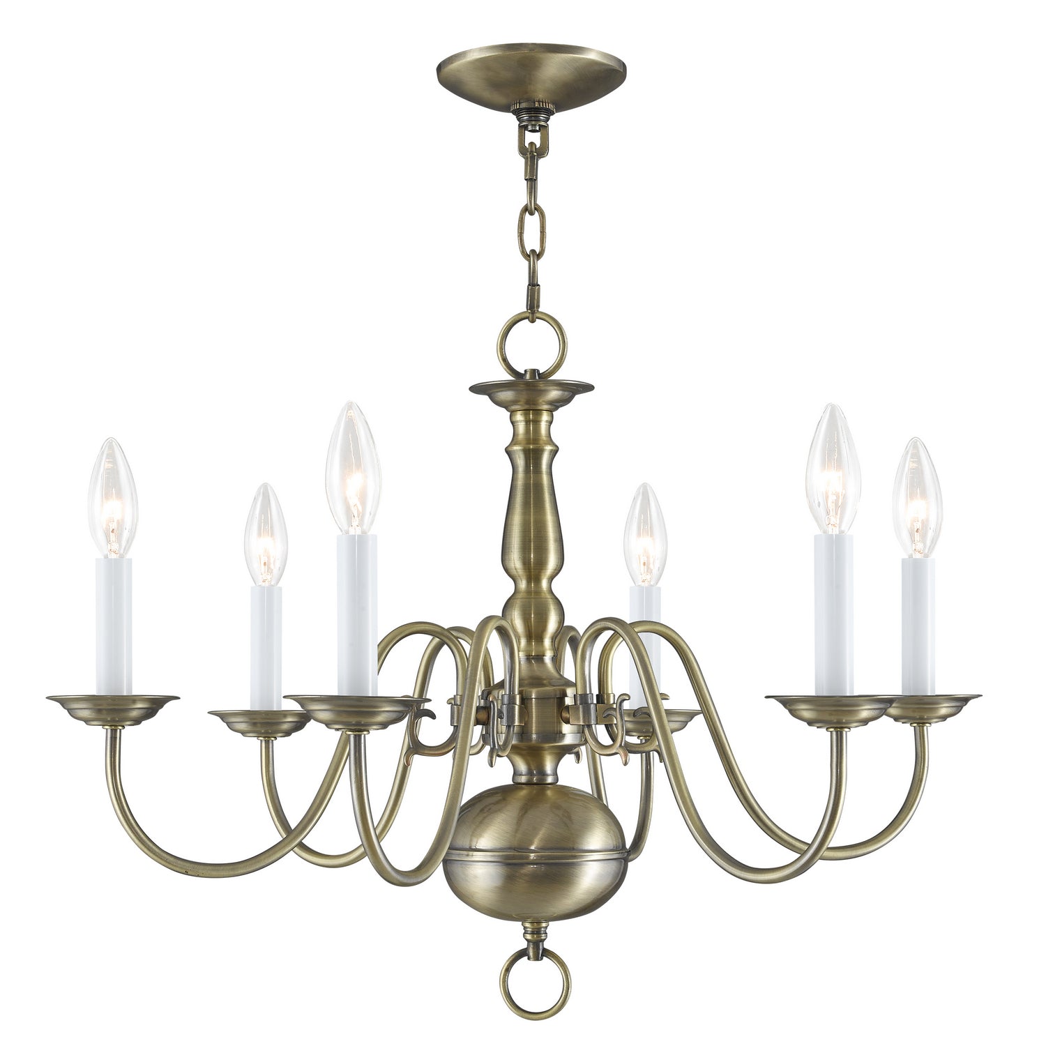 Livex Lighting Williamsburgh 6-Light Chandelier