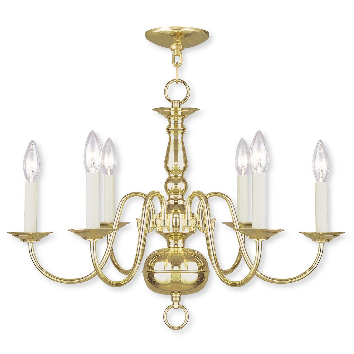 Livex Lighting Williamsburgh 6-Light Chandelier