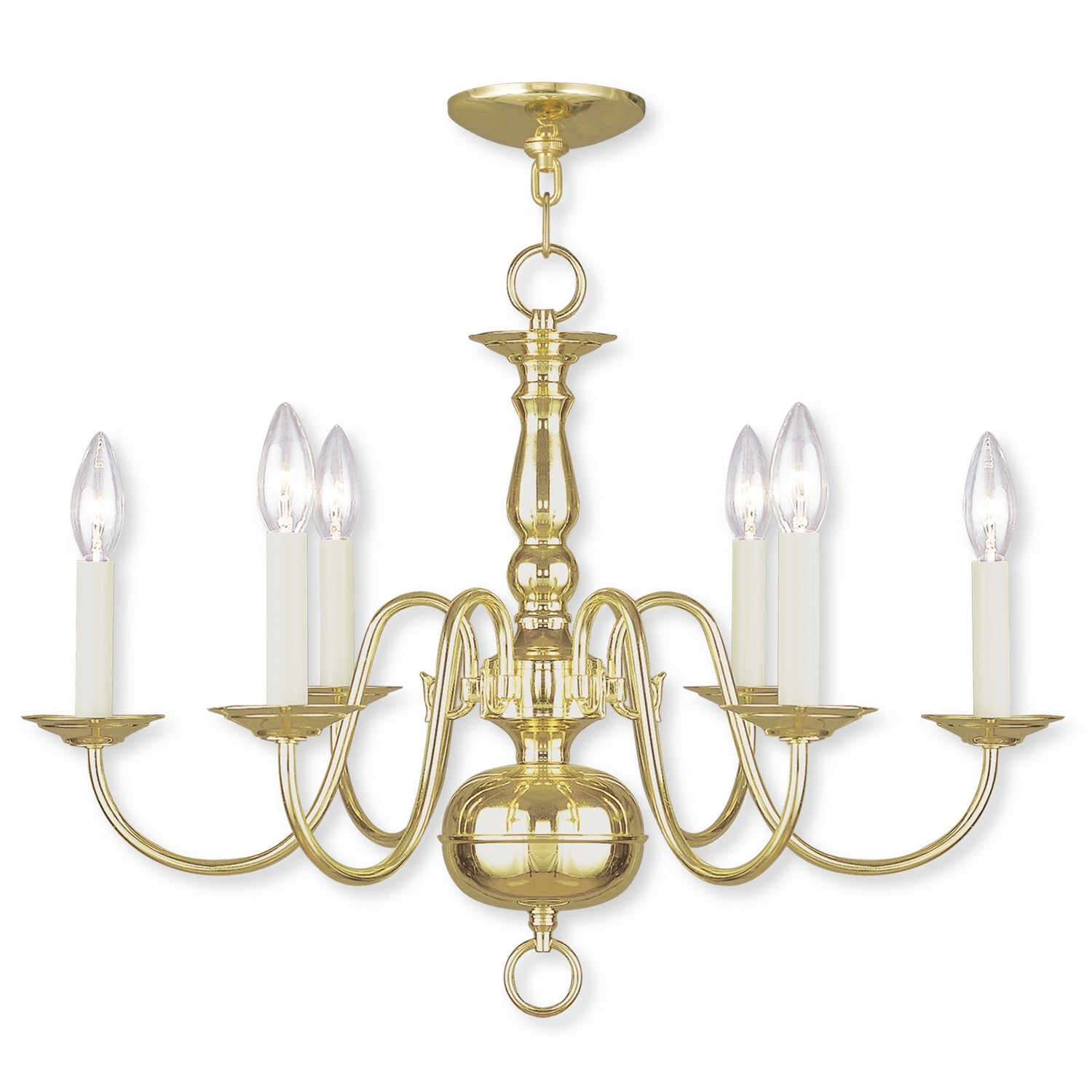 Livex Lighting Williamsburgh 6-Light Chandelier