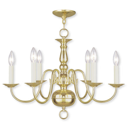 Livex Lighting Williamsburgh 6-Light Chandelier