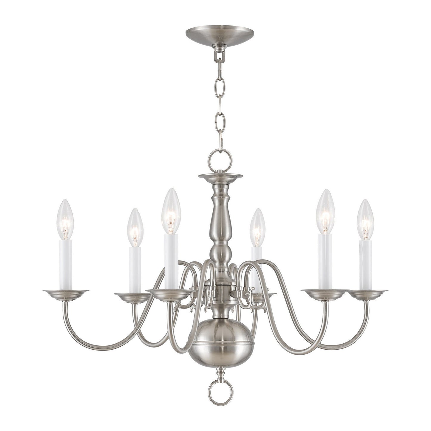 Livex Lighting Williamsburgh 6-Light Chandelier