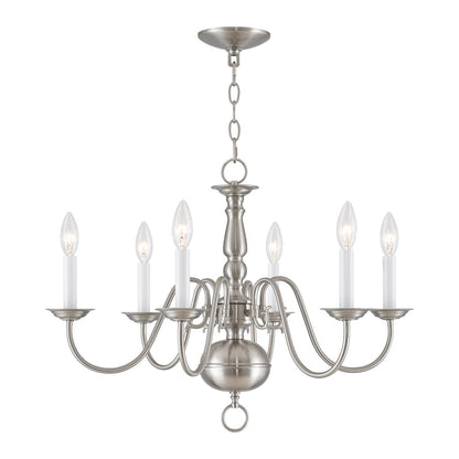 Livex Lighting Williamsburgh 6-Light Chandelier