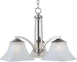 Maxim Aurora 3-Light Chandelier In Satin Nickel