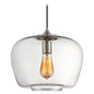  1-Light Mini-Pendant In Brushed Nickel & Clear Glass