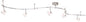  GK Lightrail 5-Light Low Volt Monorail Kit In Brushed Nickel With White Acid Etched