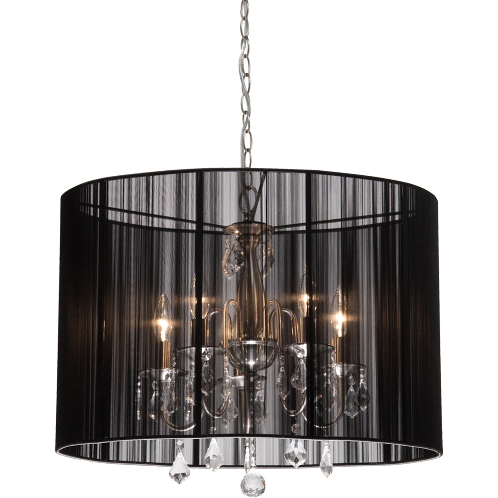  Claremont 5-Light Chandelier In Black