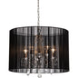  Claremont 5-Light Chandelier In Black
