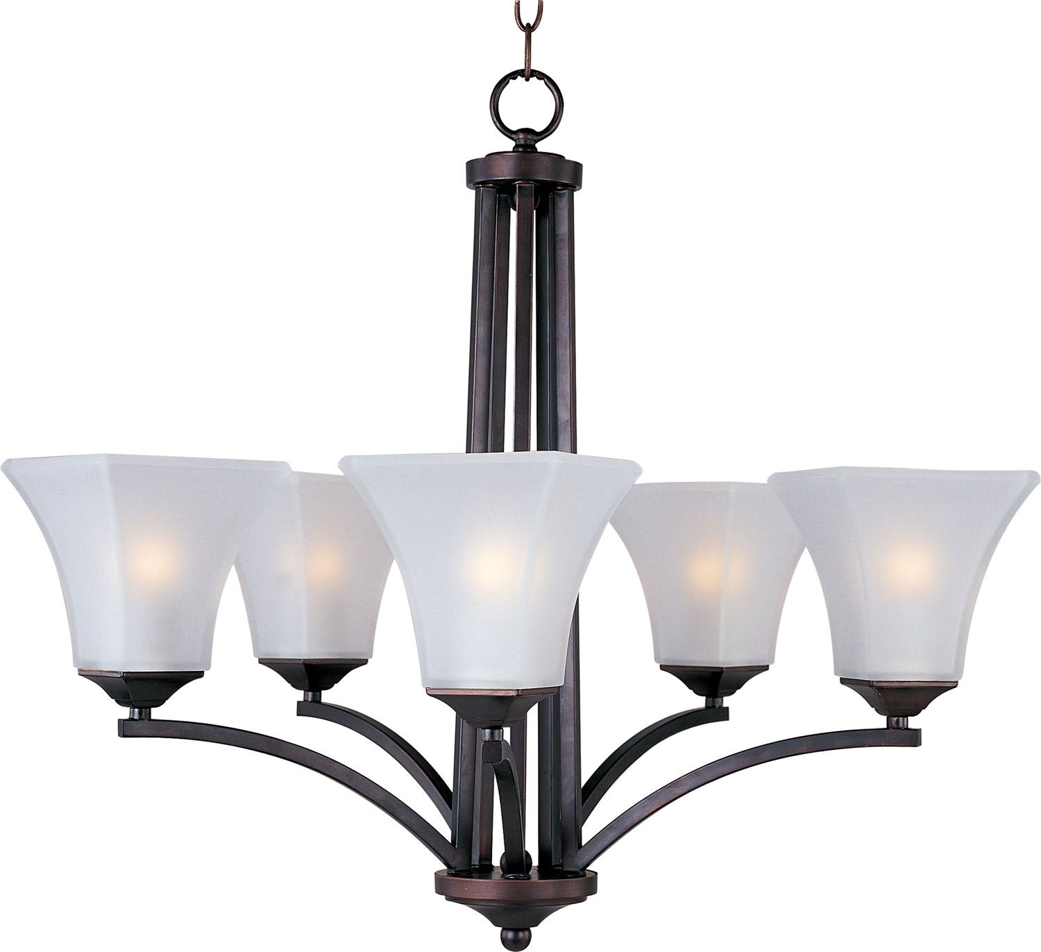 Maxim Aurora 5-Light Chandelier In Oil Rubbed Bronze