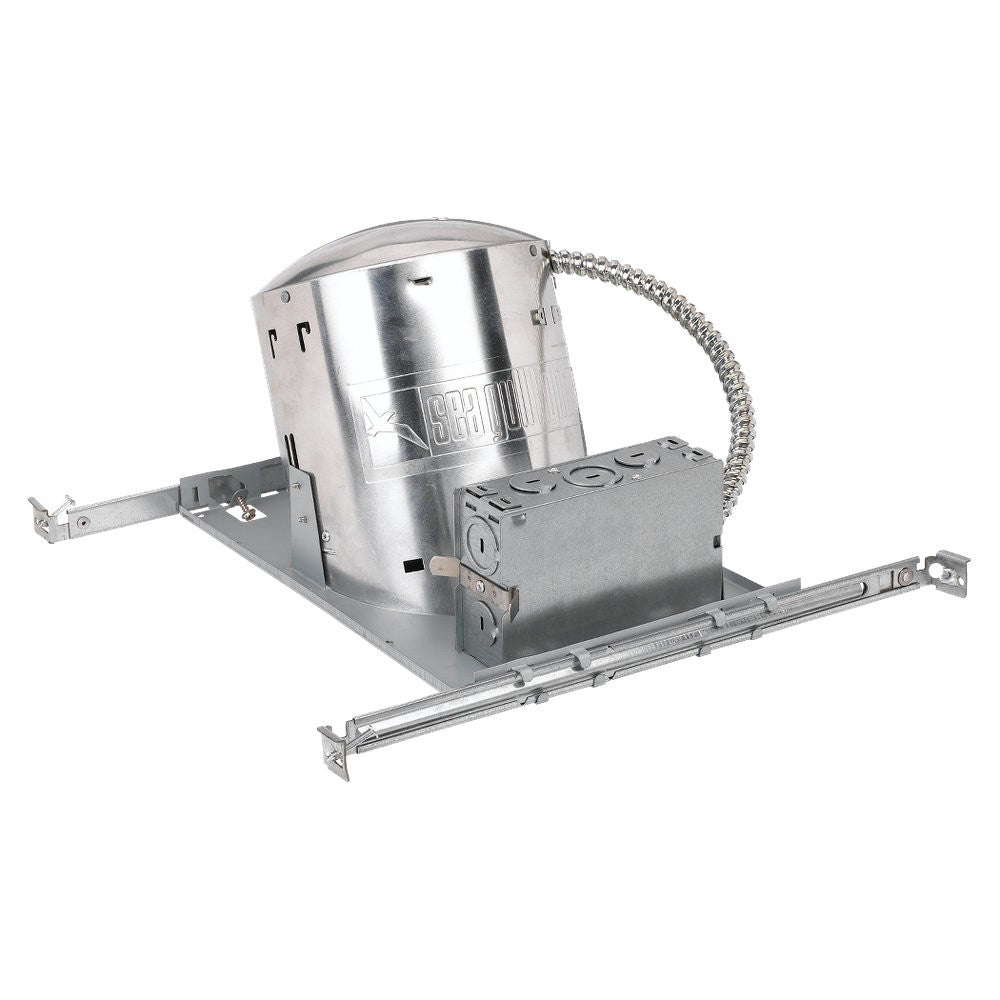  6" New Construction IC Airtight Sloped Ceiling Recessed Housing