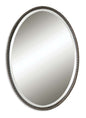  Uttermost's Sherise Bronze Oval Mirror Designed By Carolyn Kinder