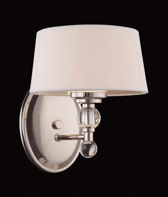  Murren 1 Light Sconce In Polished Nickel
