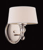  Murren 1 Light Sconce In Polished Nickel