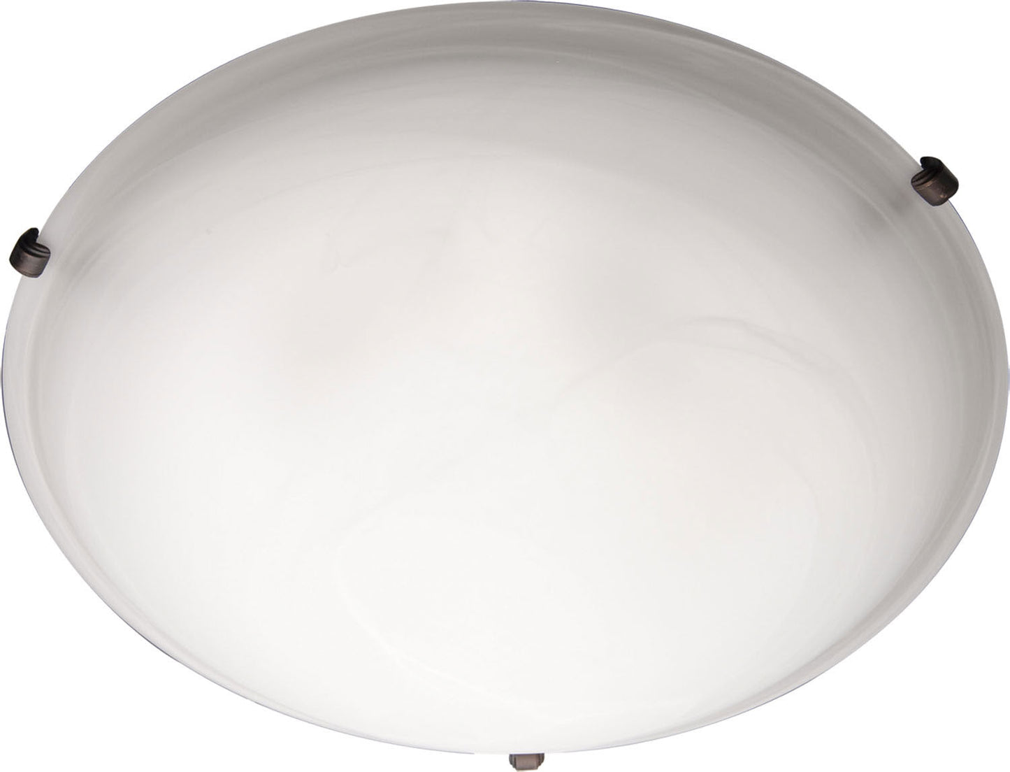 Maxim Malaga 4-Light Flush Mount In Oil Rubbed Bronze With Marble Glass