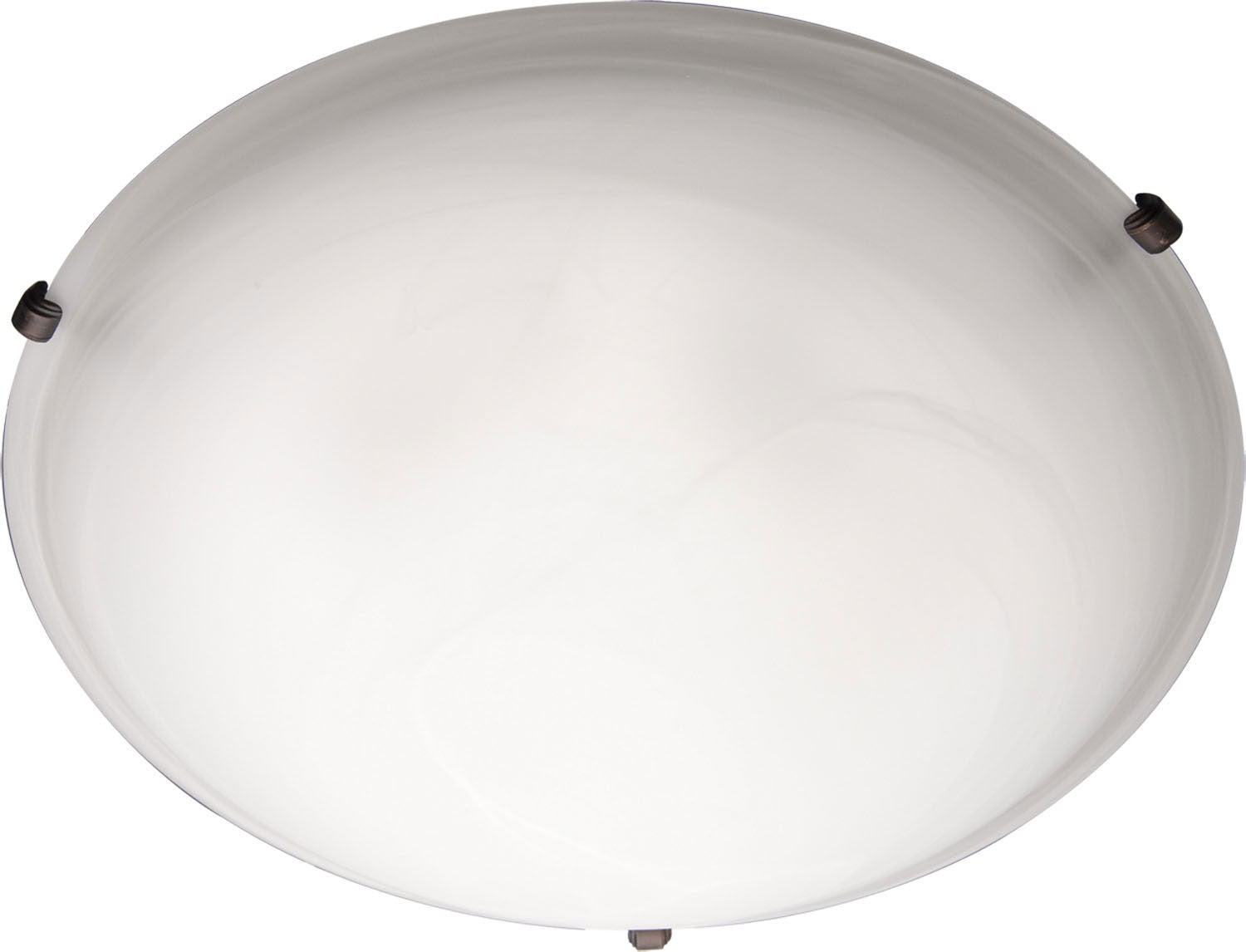 Maxim Malaga 4-Light Flush Mount In Oil Rubbed Bronze With Marble Glass