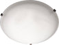 Maxim Malaga 4-Light Flush Mount In Oil Rubbed Bronze With Marble Glass