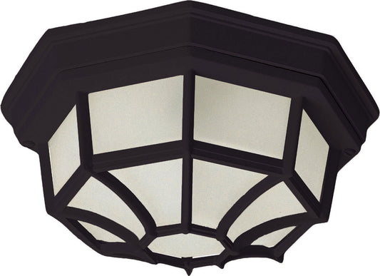 Maxim Crown Hill 2-Light Outdoor Ceiling Mount In Black