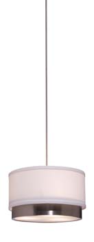  Scandia Pendant In Brushed Nickel