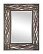  Uttermost's Dorigrass Brown Metal Mirror Designed By Grace Feyock