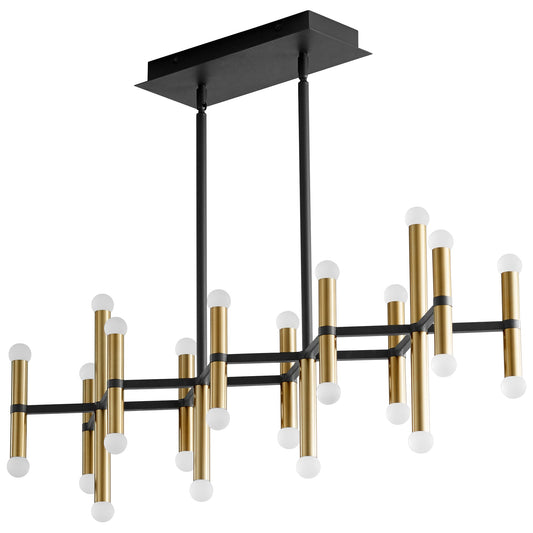  Nero 26-Light Linear Chandelier
