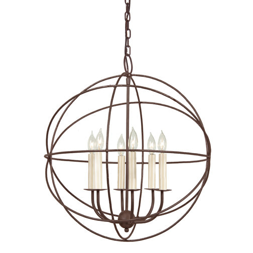  Globe 6-Light Chandelier
