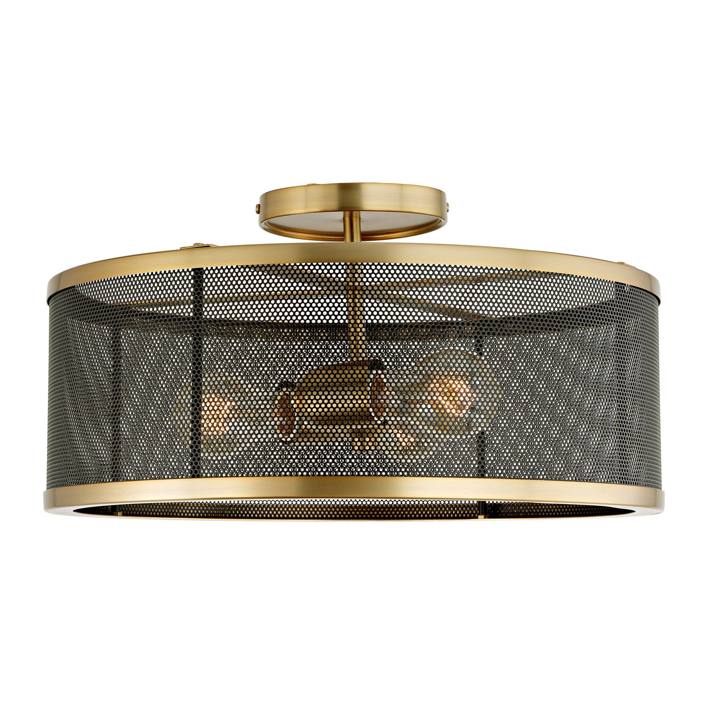  Aurelia 3-Light Mesh Semi Flush Mount